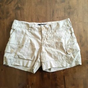 Mossimo khaki cargo stretch shorts